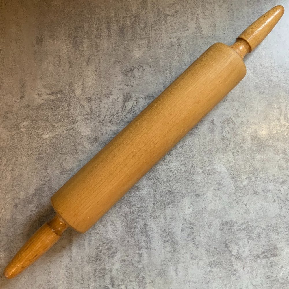 Vintage Wooden Rolling Pin made by Foley